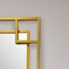 Wandspiegel 60x60cm Metall Gold Quadratisch Modern Flurspiegel Bild 5