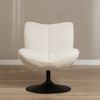 Bronx71 Sessel Lise drehbar Chenille off white Bild 2