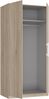 FORTE Cadixo Kleiderschrank, Holzwerkstoff, Beige, 100,9 x 212,9 x 58,9 cm Bild 5