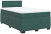 vidaXL Boxspringbett mit Matratze Dunkelgrün 120x190 cm Samt 3288555 Bild 3