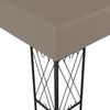 vidaXL Pavillon 6x3 m Taupe Stoff 312271 Bild 4