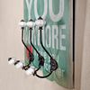 Wandgarderobe 40x60cm I Don't Like You 3 Kleiderhaken Flurpaneel Holz Dekoration Bild 3