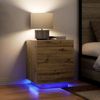 vidaXL Nachttisch 2 pcs Artisan-Eiche 45 x 40 x 55 cm Holzwerkstoff 863060 Bild 5