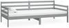 vidaXL Tagesbett mit Matratze 90x200 cm Grau Massivholz Kiefer [3083601] Bild 4