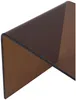 Vente-unique - SUZANA Bedside table Glas TransparentBraun - B 40 cm x H 40 cm x L 50 cm Bild 5