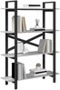 vidaXL Bücherregal Graues Sonoma 100 x 33,5 x 140 cm Holzwerkstoff 883943 Bild 3