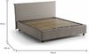 Dmora Doppelbett Angelic, Bettkasten aus Stoff, Öffnung vorne, geeignet für Matratze 140x190 cm, 100 % Made in Italy, taubenGrau Bild 3