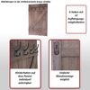 Wandgarderobe HWC-D13, Garderobe Garderobenpaneel, 6 Haken 91x60cm ~ braun shabby Bild 2