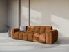 Micadoni Sofa Kendal 4-Sitzer Samt Kamel Bild 5