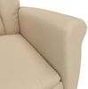 vidaXL Massagesessel Creme 96,5 x 70,5 x 95 cm Mikrofaser 348411 Bild 5
