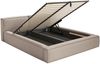 Selsey 'Tilves Slim'Polsterbett 160x200 mit Bettkasten und Lattenrost, Chenille, beige Bild 4