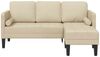 vidaXL Sofa Set mit Kissen Creme Polyester 42001919 Bild 4