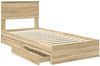 vidaXL Aufbewahrungsbett Sonoma-Eiche 75 x 190 cm Holzwerkstoff 3408510 Bild 5