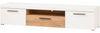 Home affaire Lowboard Salerno, moderner Unterschrank, Kommode in Weiß mit Eiche Evoke Dekor, Metallgriffe, ausreichend Stauraum, vielseitig einsetzbar, 205cm breit Bild 2