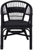 vidaXL Stapelstuhl Schwarz 60 x 60 x 81 cm Rattan 42033213 Bild 4