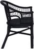 vidaXL Stapelstuhl Schwarz 60 x 60 x 81 cm Rattan 42033213 Bild 5