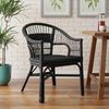 vidaXL Stapelstuhl Schwarz 60 x 60 x 81 cm Rattan 42033213 Bild 3