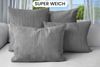 Amilian Dekokissen 4er Set mit Füllung - Sofakissen Set - 2 x 45 x 45 cm + 2 x 35 x 45 cm, (4 Stück) Zierkissen - Kuschelkissen - Couchkissen mit Kissenfüllung Bild 2