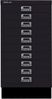Bisley MultiDrawer™, 29er Serie mit Sockel, DIN A3, 10 Schubladen, Farbe schwarz Bild 3