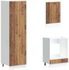 vidaXL 7-tlg. Küchenschrank-Set Lucca Altholz-Optik Holzwerkstoff 3314779 Bild 5