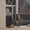 Lomadox Wohnzimmer-Set SELCE-83, (Mega-Spar-Set, 2-St, 2-tlg), in beige mit anthrazit inkl. Beleuchtung, griffloses Design Bild 2