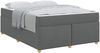 vidaXL Bettrahmen mit Matratze Dunkelgrau 140 x 200 cm Stoff 3399357 Bild 2