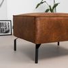 Bronx71 Hocker Kansas Eco-Leder cognac Bild 3
