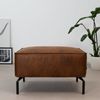 Bronx71 Hocker Kansas Eco-Leder cognac Bild 2