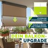 tillvex® Senkrechtmarkise 140 x 250 cm Taupe Bild 2