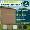 tillvex® Senkrechtmarkise 140 x 250 cm Taupe Bild 4