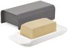 Alessi Butterdose Butterdose MATTINA - Farbwahl, Porzellan, Edelstahl 18/10, epoxidharzlackiert Bild 2