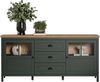 Trendteam 'Stanton' Sideboard, Tannengrün Dekor/Evoke Eiche Nachbildung, B/H/T: 185 / 86 / 45 cm Bild 4