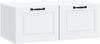 vidaXL Wandmontierter TV-Schrank Weiß 78,5 x 41 x 30 cm Holzwerkstoff 899365 Bild 2