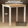 Esstisch aus Kautschukholz, für bis zu 4 Personen, Naturholz Bild 5
