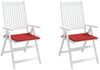 vidaXL Gartenstuhl-Kissen 2 Stk. Rot 50x50x4 cm Oxford-Gewebe 47600 Bild 4