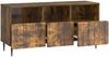 vidaXL TV-Schränk Geräucherte Eiche 102 x 34,5 x 50 cm Holzwerkstoff 894450 Bild 3