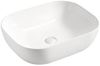 Badmöbel Set 2-tlg Badezimmerset FERMO Weiss 80cm HGL inkl. Waschtisch Bild 3