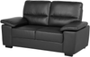 2-Sitzer Sofa Kunstleder schwarz VOGAR Bild 4