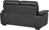 2-Sitzer Sofa Kunstleder schwarz VOGAR Bild 5