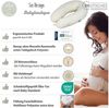 SEI Design Stillkissen Seitenschläferkissen Babynestchen Kuschelnest XXL, Schwangerschaftskissen mit Bezug, Schwangerschaftskissen mit Bezug, Bezug Musselin Baumwolle Bild 2