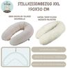 SEI Design Stillkissen Seitenschläferkissen Babynestchen Kuschelnest XXL, Schwangerschaftskissen mit Bezug, Schwangerschaftskissen mit Bezug, Bezug Musselin Baumwolle Bild 4