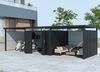 Metall Gerätehaus Style 7,56 m² Spar-Set-4 Anthrazit Bild 2