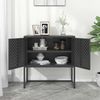 vidaXL Sideboard Anthrazit 75x35x75 cm Stahl 335873 Bild 3