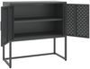 vidaXL Sideboard Anthrazit 75x35x75 cm Stahl 335873 Bild 4