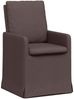 vidaXL Esszimmerstühle 2 pcs Dunkelbraun 57 x 67 x 98 cm Stoff 42017920 Bild 2
