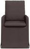 vidaXL Esszimmerstühle 2 pcs Dunkelbraun 57 x 67 x 98 cm Stoff 42017920 Bild 4