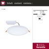 Paulmann No. 93055 LED Einbaupanel Areo VariFit Weiß IP44 3-Stufen-dimmbar 175mm 4000K Bild 5