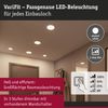 Paulmann No. 93055 LED Einbaupanel Areo VariFit Weiß IP44 3-Stufen-dimmbar 175mm 4000K Bild 2