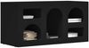 vidaXL TV-Schränk ELST 80 x 35 x 40 cm Schwarz Holzwerkstoff 891275 Bild 3