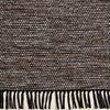 TaraCarpet Wollteppich Handwebteppich Borkum 100% Baumwolle, rechteckig, Höhe: 5 mm, gewebt Baumwolle braun nachhaltig modern Wohnzimmer Küche 080x150 cm Bild 4